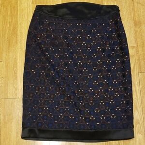 Catherine Malandrino silk/wool blend skirt 8